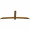 Ekena Millwork Bellingham Rough Sawn Timber Gable Bracket, Western Red Cedar, 96"W x 36"H x 2"D x 6"F, 9/12 Pitch GBW096X36X0206BEL00RWR - alternate 2